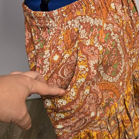 Spell & The Gypsy Collective OOAK City Lights Mini Skirt, M, EUC - Picture 2 of 4